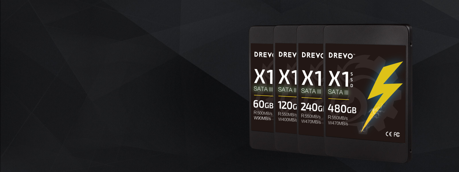 【難あり】DREVO X1 SSD 480GB